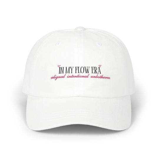 Dad Cap — "In My Flow Era" Script Embroidered Cotton Baseball Hat